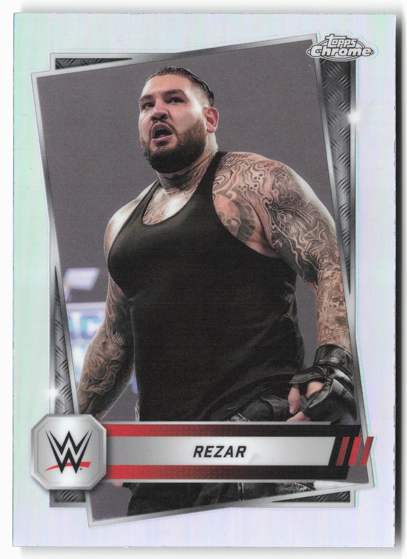 2025 Topps Chrome WWE #73 Rezar Refractor