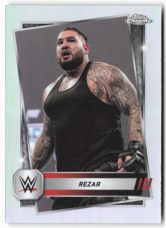 2025 Topps Chrome WWE #73 Rezar Refractor