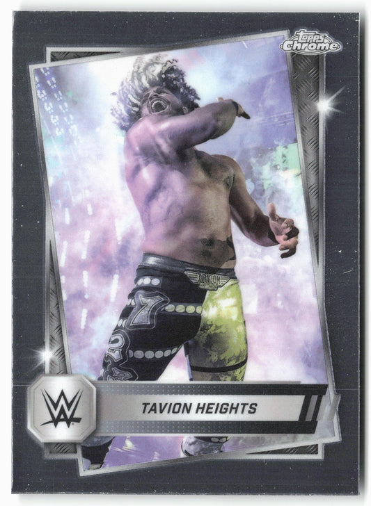 2025 Topps Chrome WWE #68 Tavion Heights