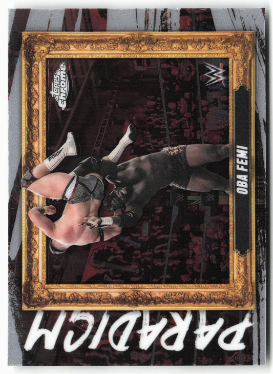 2025 Topps Chrome WWE #PAR-OFM Oba Femi Paradigm