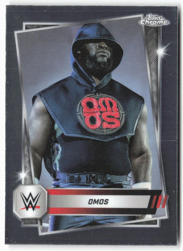 
2025 Topps Chrome WWE #53 Omos