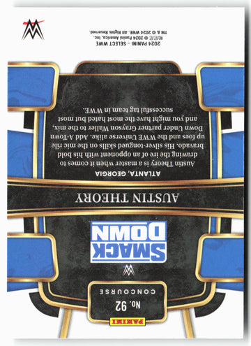 2024 Panini Select WWE #92 Austin Theory