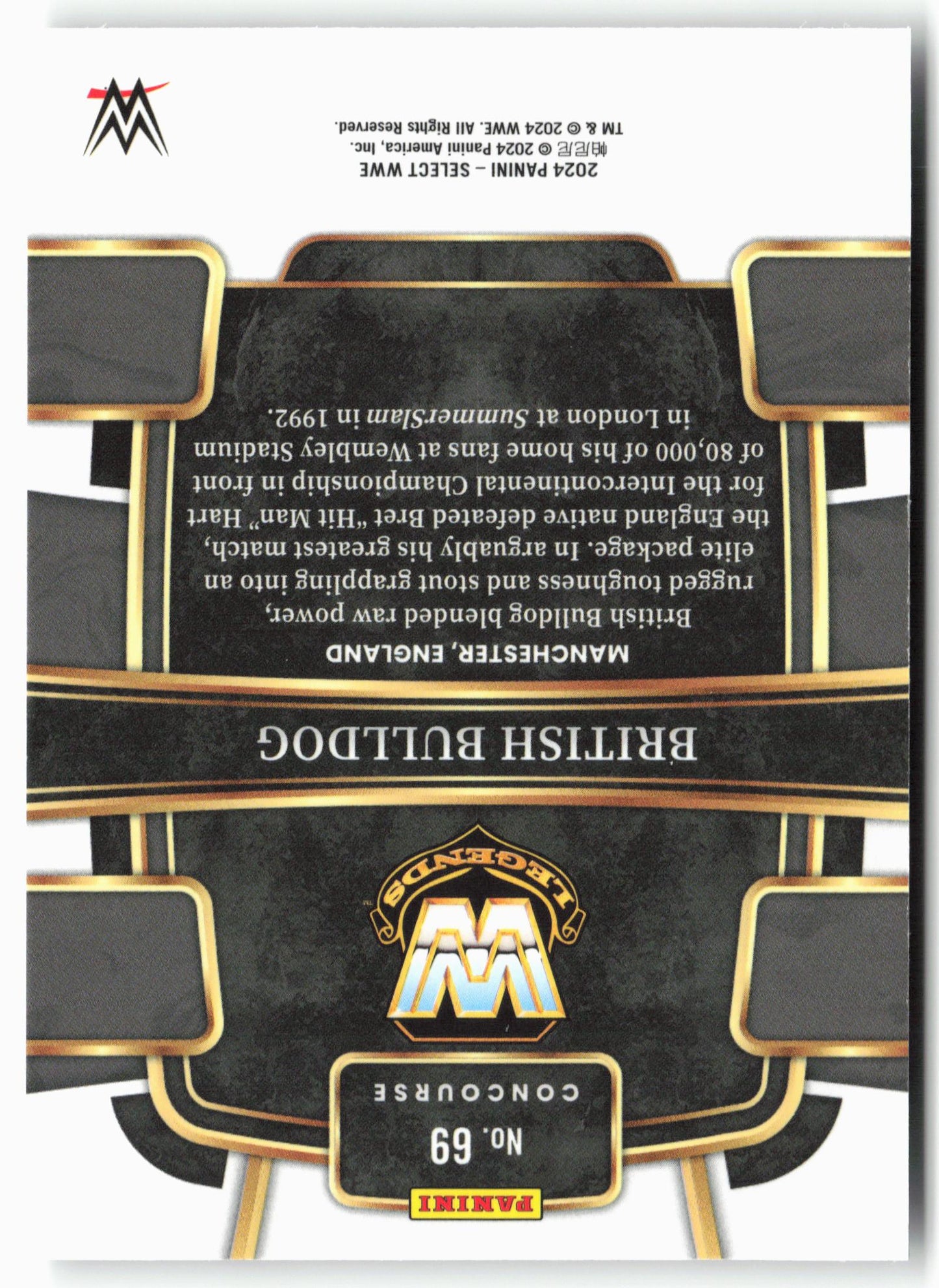 2024 Panini Select WWE #69 British Bulldog