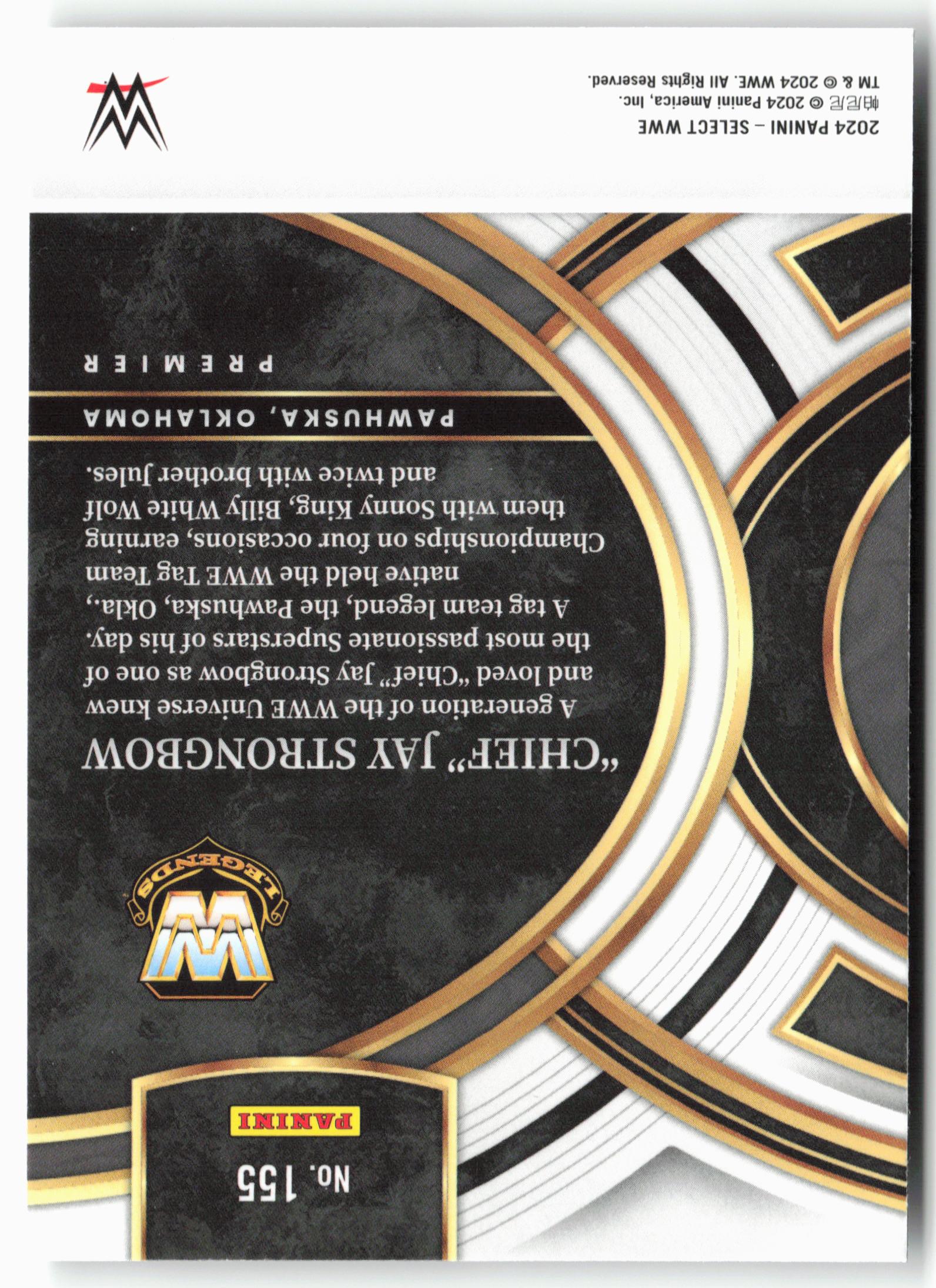 2024 Panini Select WWE #155 Chief Jay Strongbow