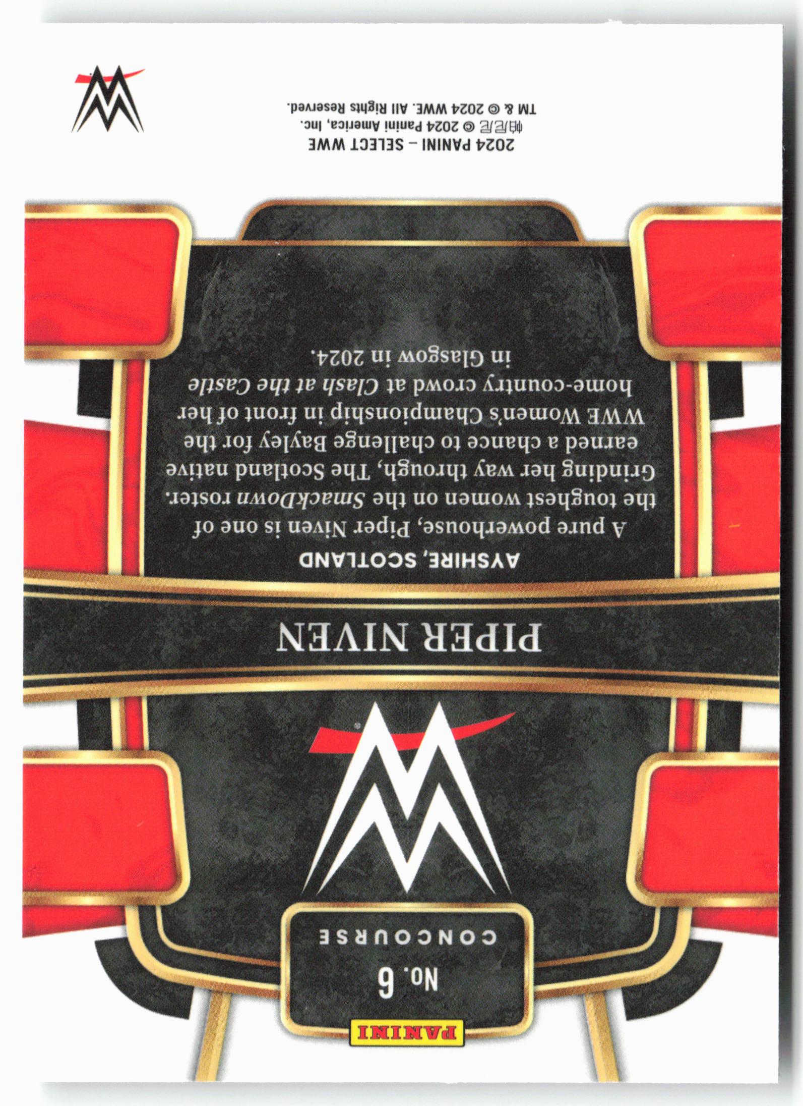 2024 Panini Select WWE #6 Piper Niven