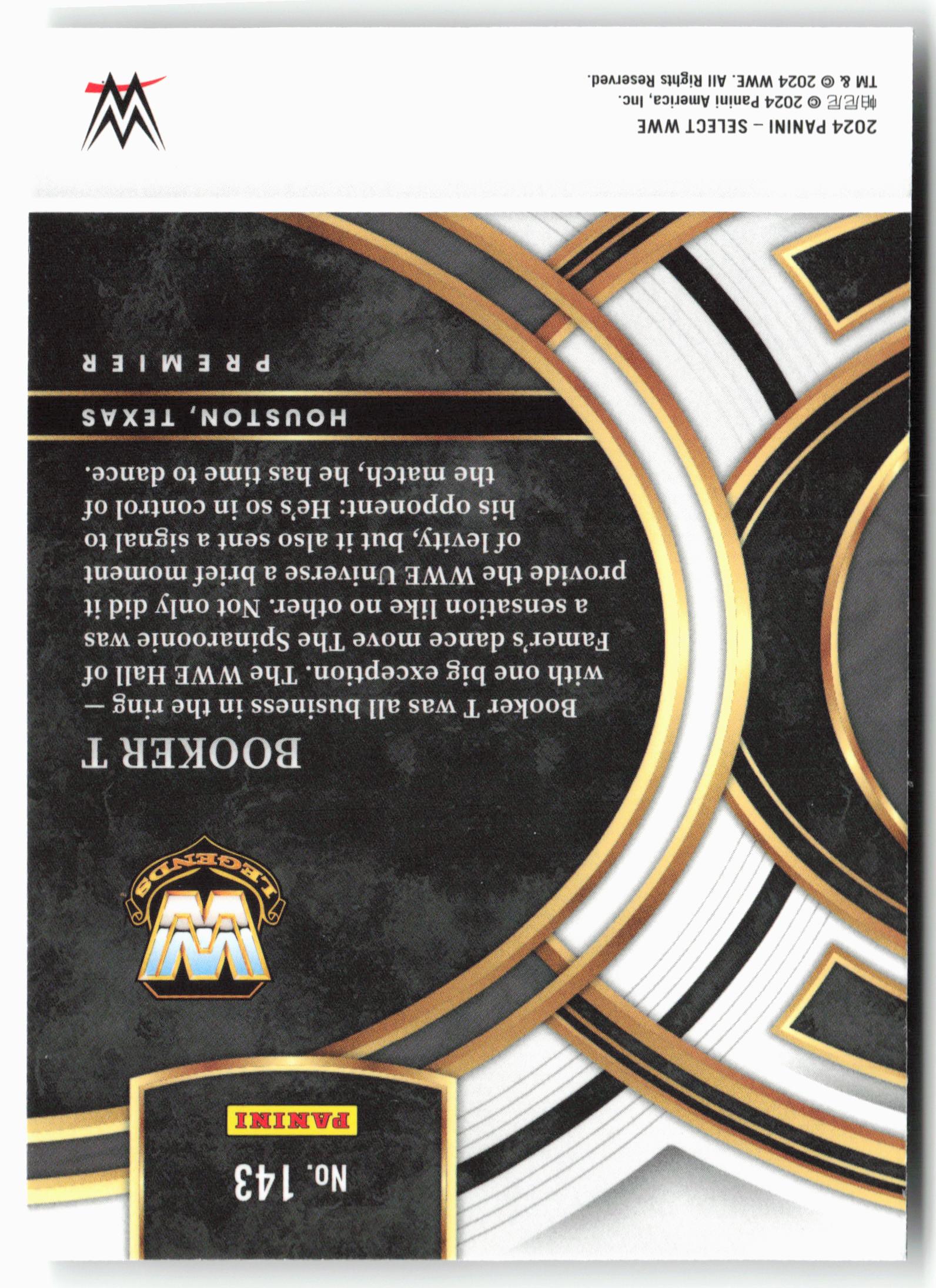 2024 Panini Select WWE #143 Booker T