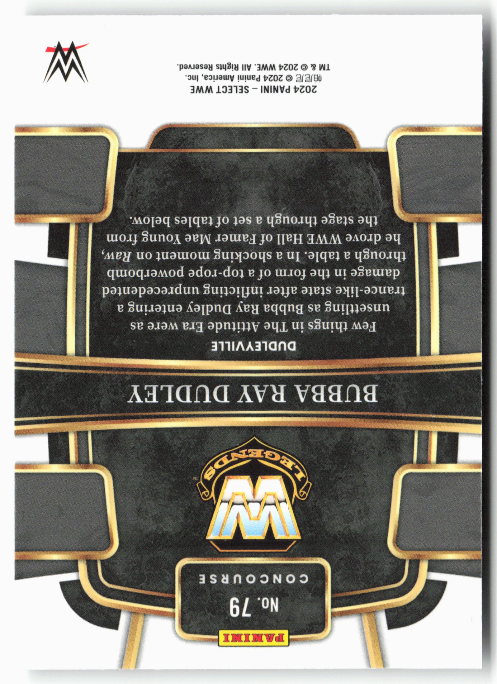 2024 Panini Select WWE #79 Bubba Ray Dudley