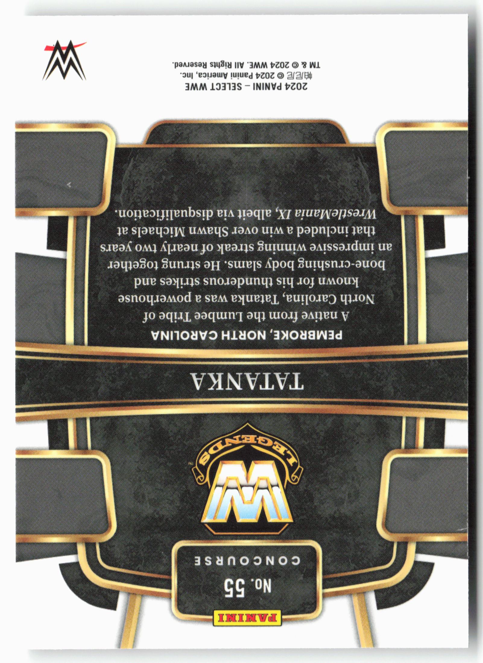 2024 Panini Select WWE #55 Tatanka