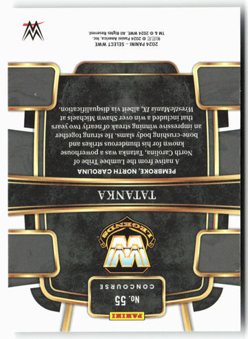 
2024 Panini Select WWE #55 Tatanka