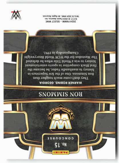 2024 Panini Select WWE #15 Ron Simmons