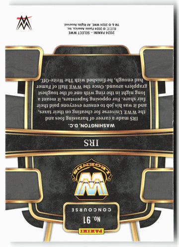 
2024 Panini Select WWE #91 IRS