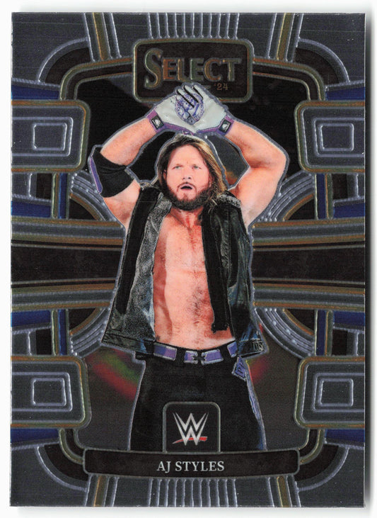 2024 Panini Select WWE #19 AJ Styles