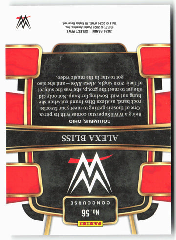 
2024 Panini Select WWE #56 Alexa Bliss
