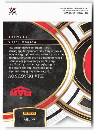 
2024 Panini Select WWE #169 Ilja Dragunov