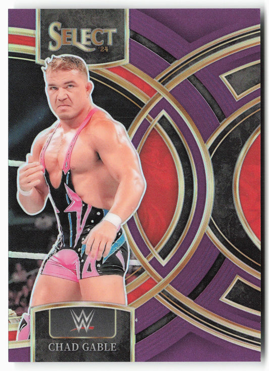 2024 Panini Select WWE #115 Chad Gable Purple Prizms