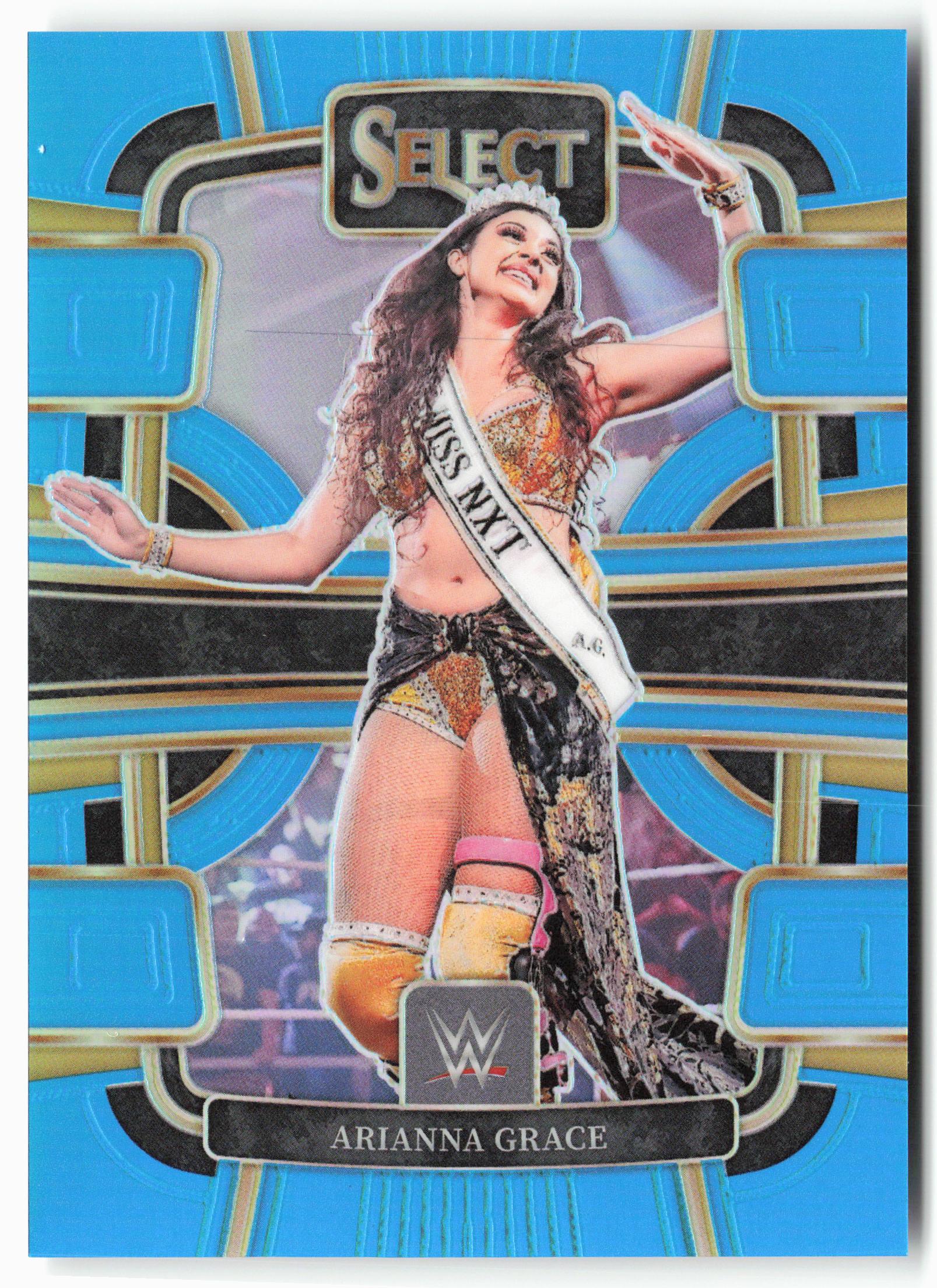 2024 Panini Select WWE #57 Arianna Grace Light Blue Prizms