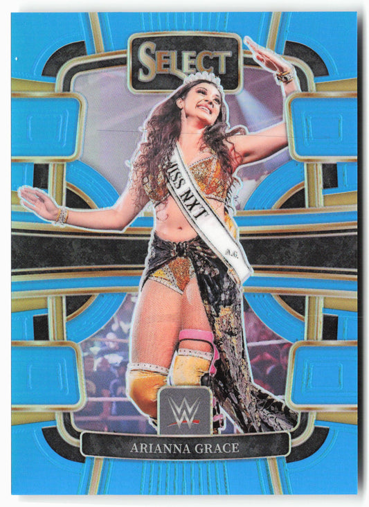 2024 Panini Select WWE #57 Arianna Grace Light Blue Prizms
