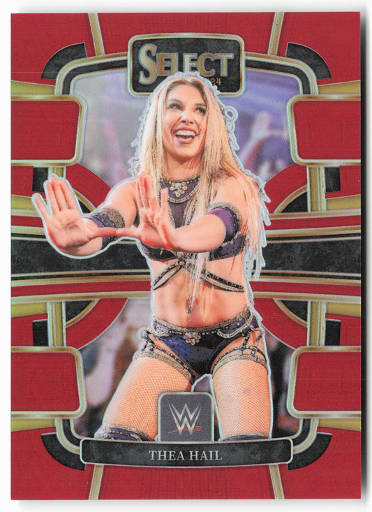 2024 Panini Select WWE #58 Thea Hail Red Prizms