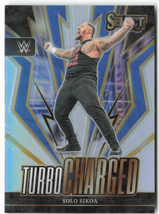 2024 Panini Select WWE #4 Solo Sikoa Turbo Charged