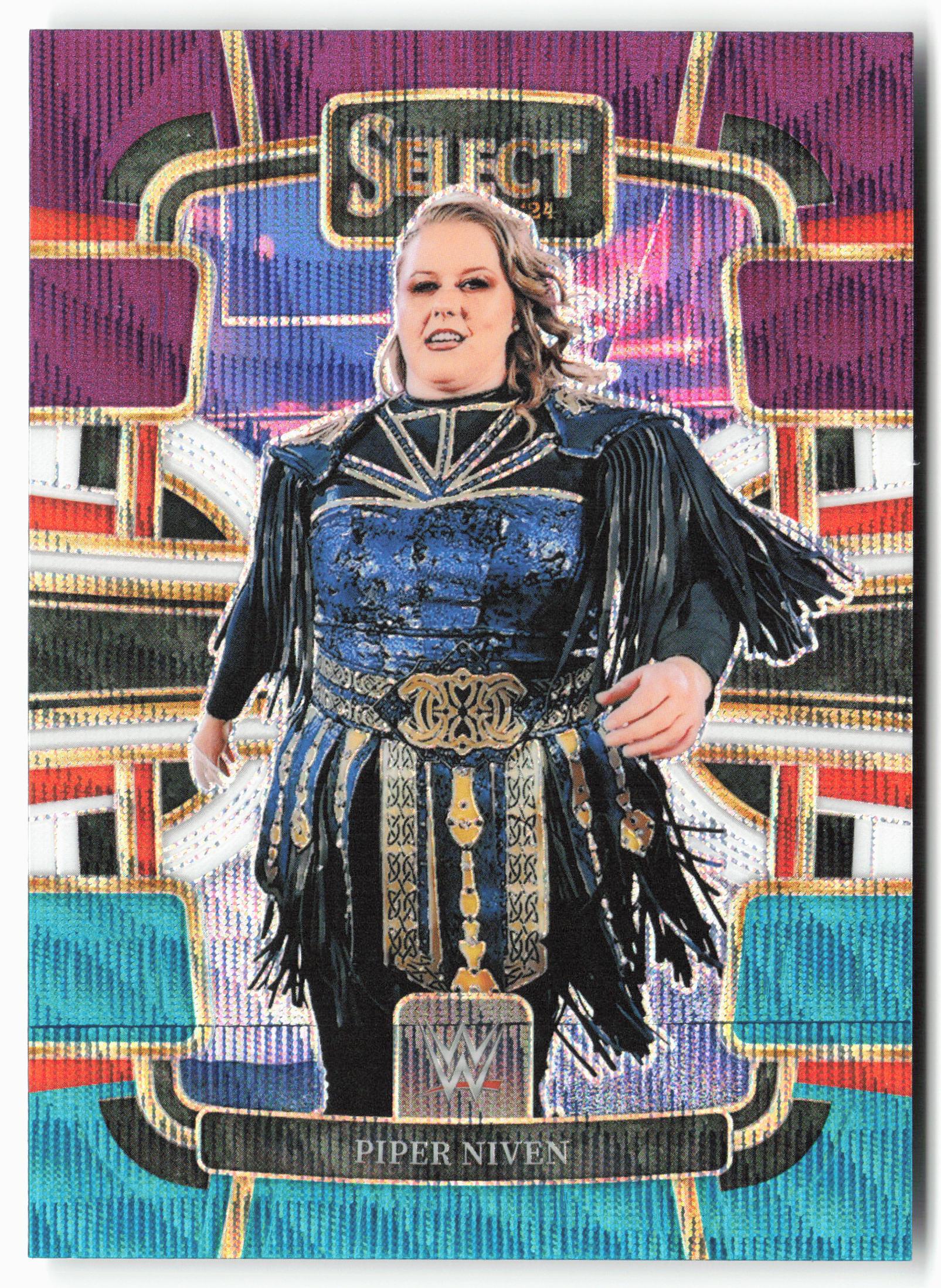 2024 Panini Select WWE #6 Piper Niven Tri-Color Prizms
