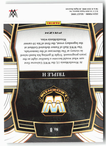 2024 Panini Select WWE #8 Triple H Phenomenon