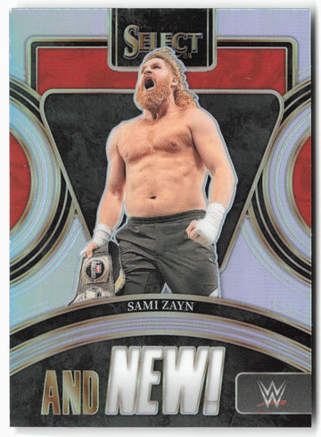 
2024 Panini Select WWE #7 Sami Zayn And NEW!