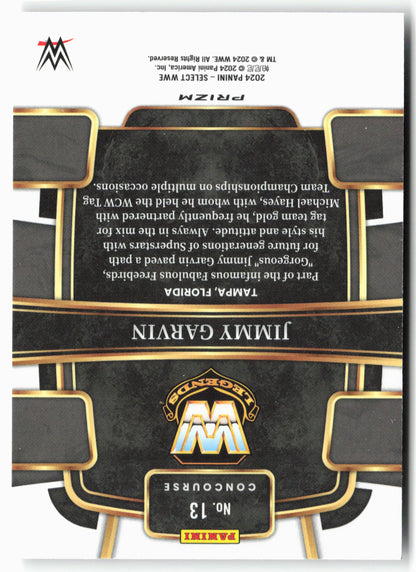 2024 Panini Select WWE #13 Jimmy Garvin Silver Prizms