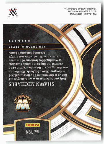 
2024 Panini Select WWE #194 Shawn Michaels