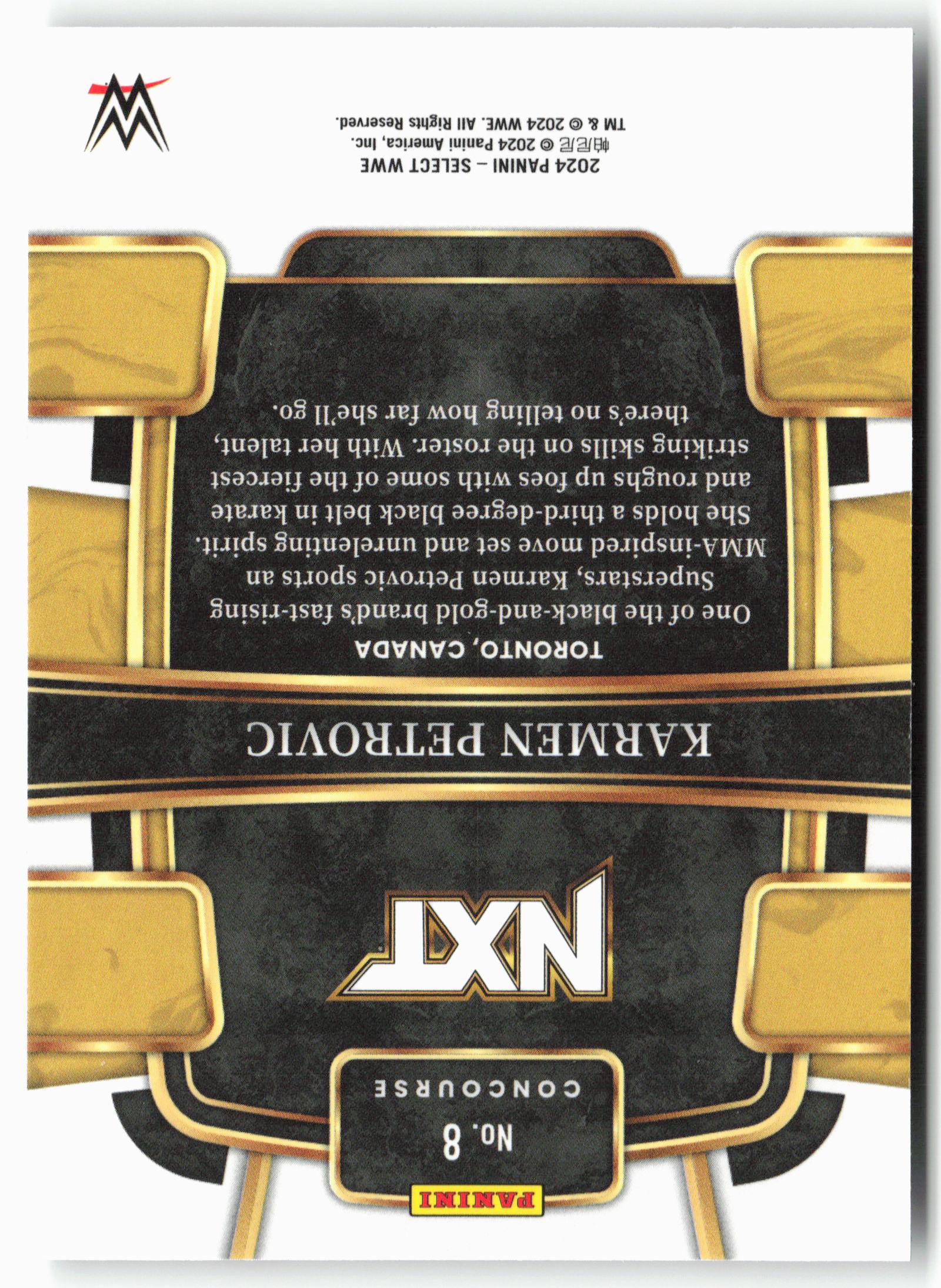 2024 Panini Select WWE #8 Karmen Petrovic