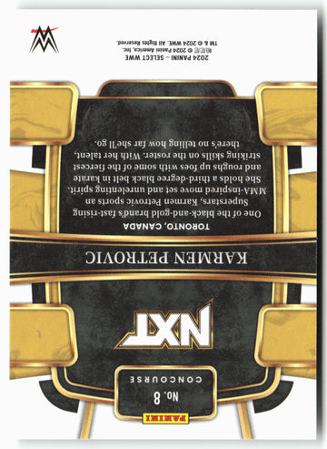 
2024 Panini Select WWE #8 Karmen Petrovic
