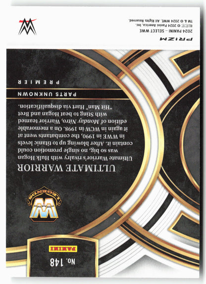 2024 Panini Select WWE #148 Ultimate Warrior Silver Prizms