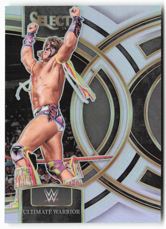 2024 Panini Select WWE #148 Ultimate Warrior Silver Prizms
