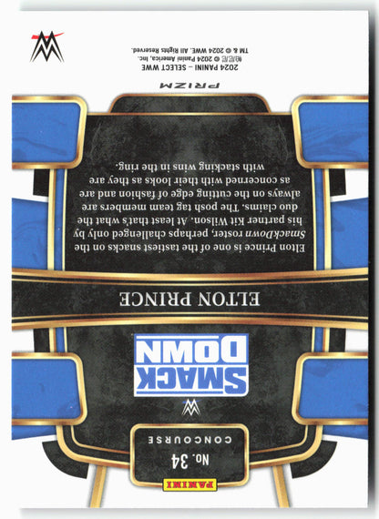 2024 Panini Select WWE #34 Elton Prince Tri-Color Prizms