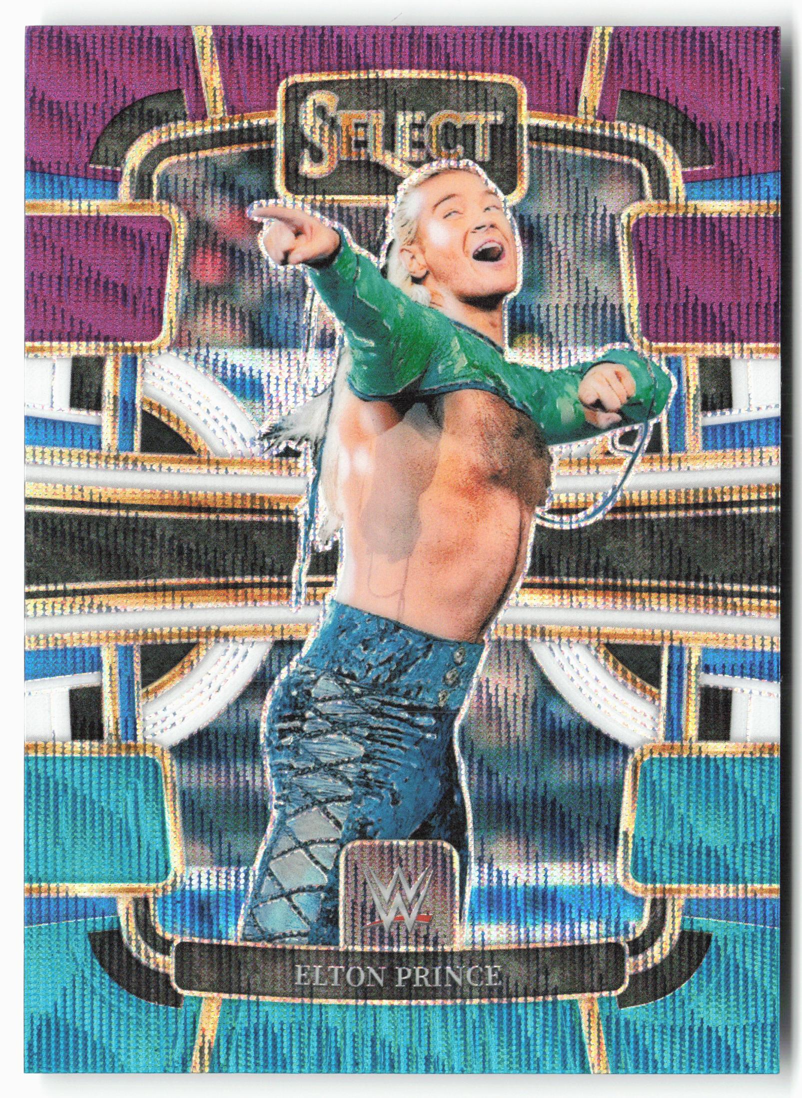 2024 Panini Select WWE #34 Elton Prince Tri-Color Prizms