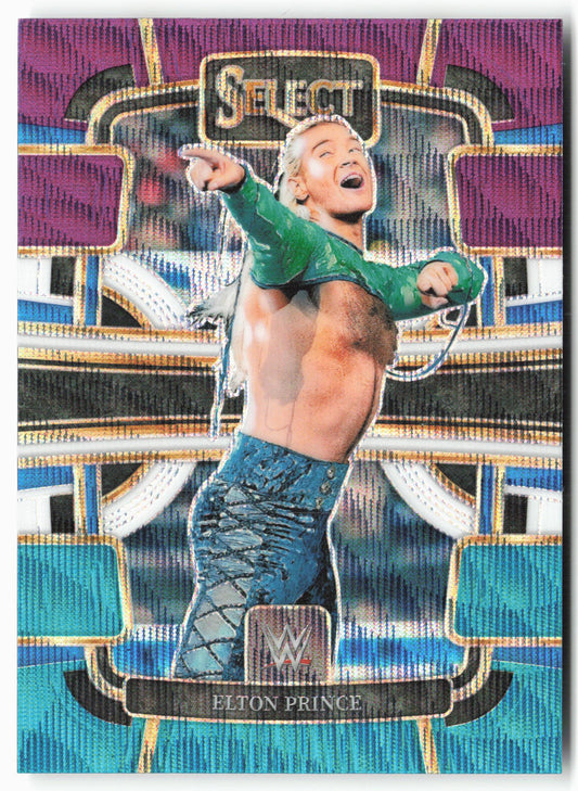 2024 Panini Select WWE #34 Elton Prince Tri-Color Prizms