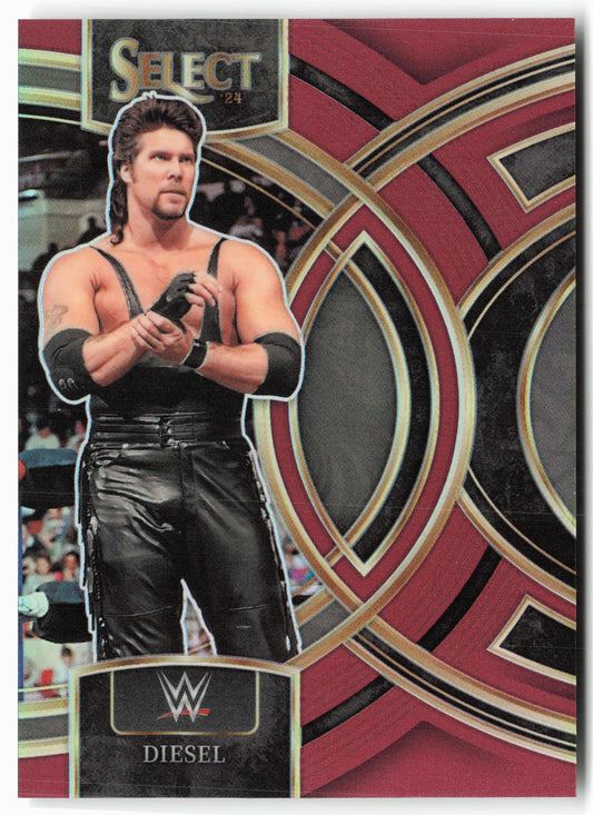 2024 Panini Select WWE #117 DIESEL Maroon Prizms
