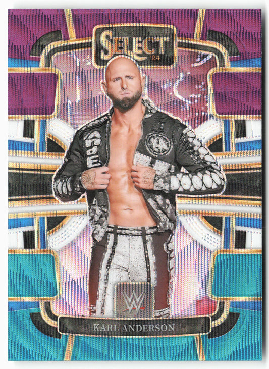 2024 Panini Select WWE #64 Karl Anderson Tri-Color Prizms