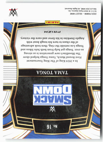 
2024 Panini Select WWE #16 Tama Tonga Phenomenon