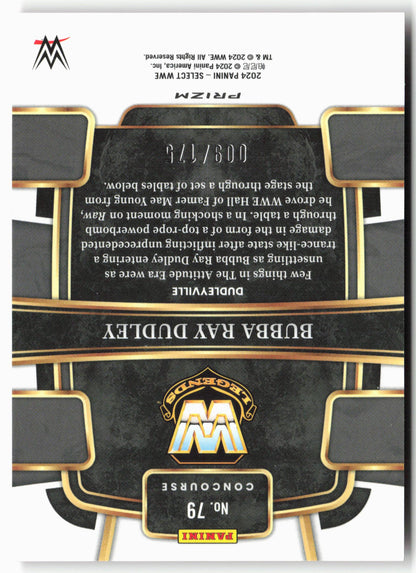 2024 Panini Select WWE #79 Bubba Ray Dudley Red Prizms