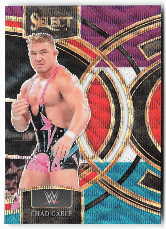 2024 Panini Select WWE #115 Chad Gable Tri-Color Prizms