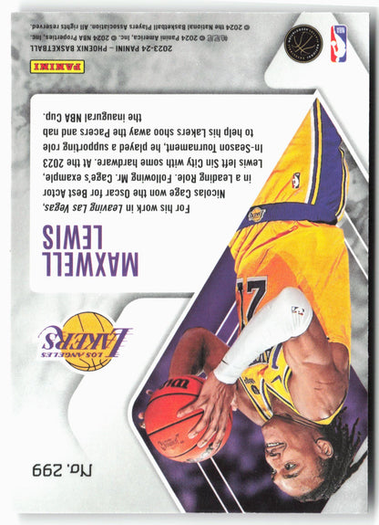 2023-24 Panini Phoenix #299 Maxwell Lewis Silver