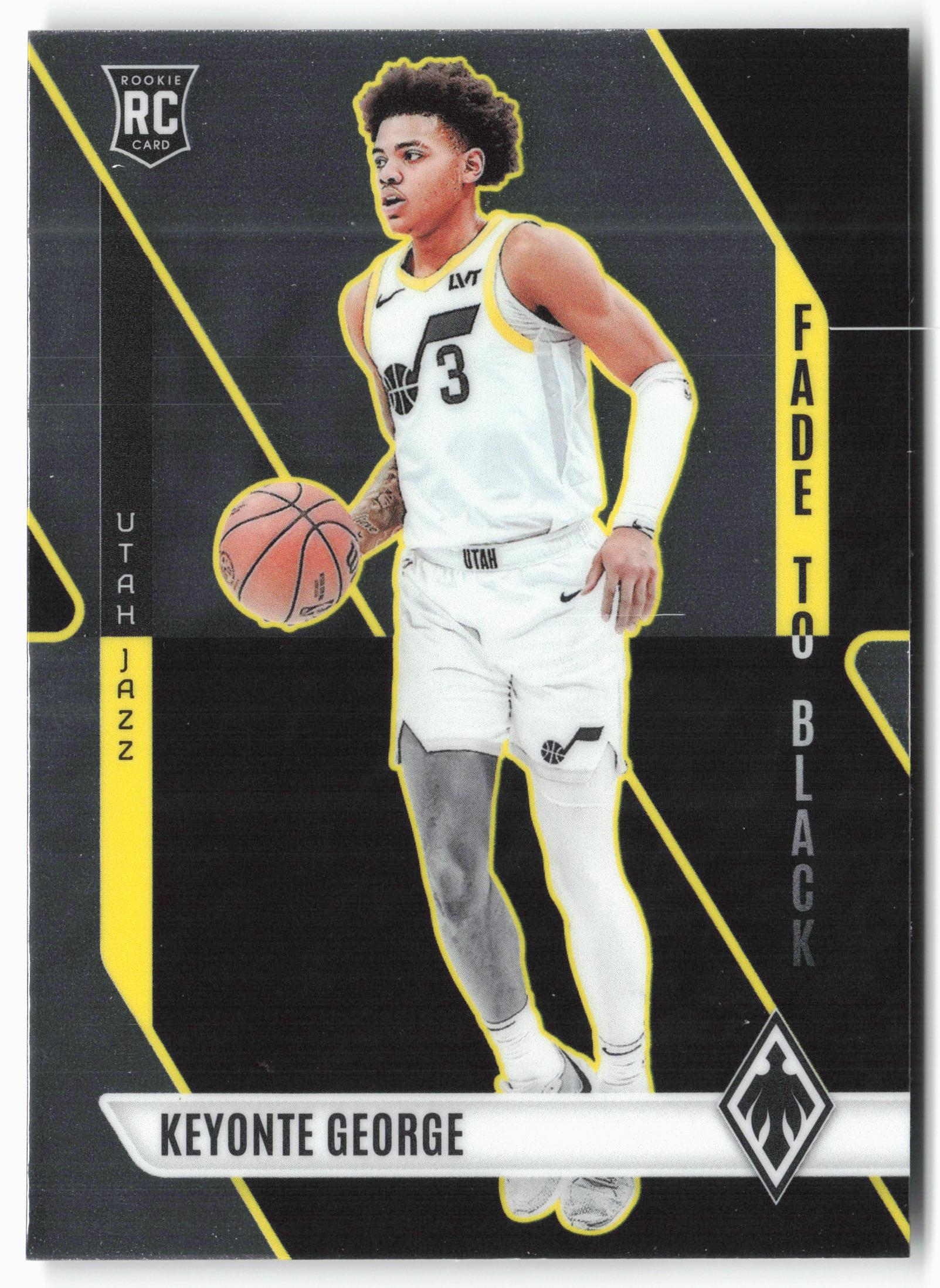 2023-24 Panini Phoenix #17 Keyonte George Fade To Black