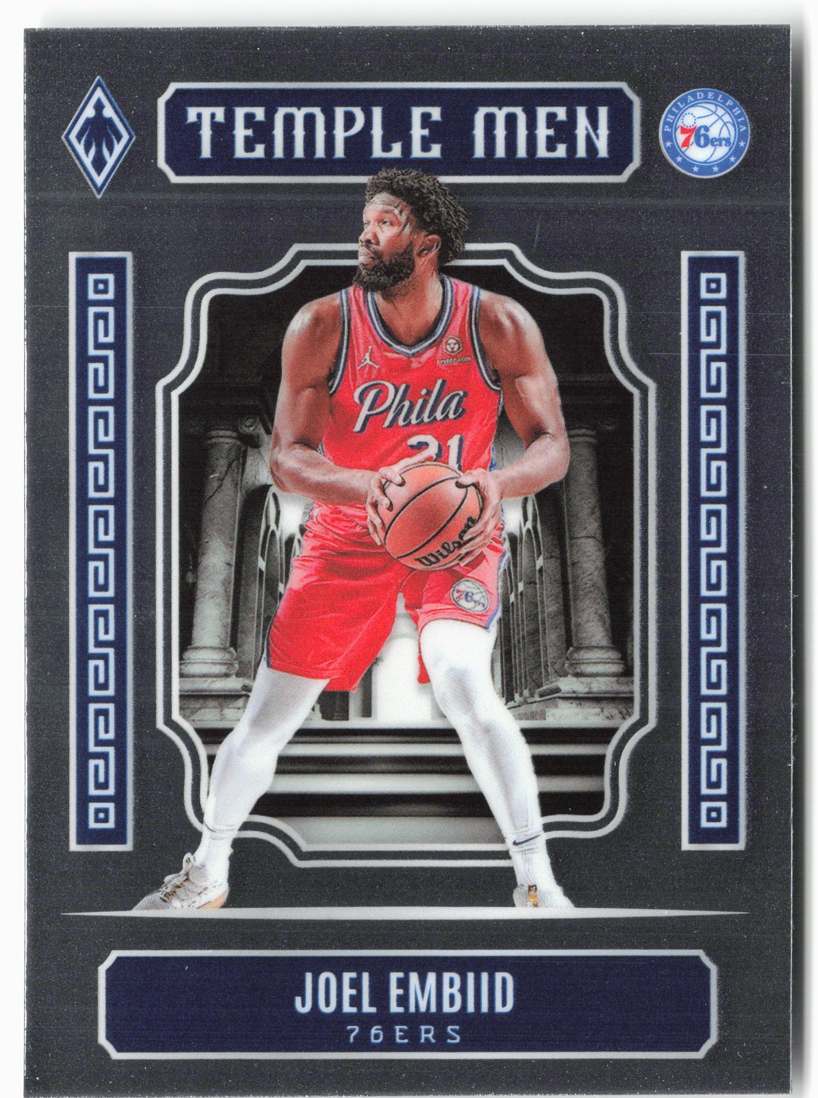 2023-24 Panini Phoenix #14 Joel Embiid Temple Men