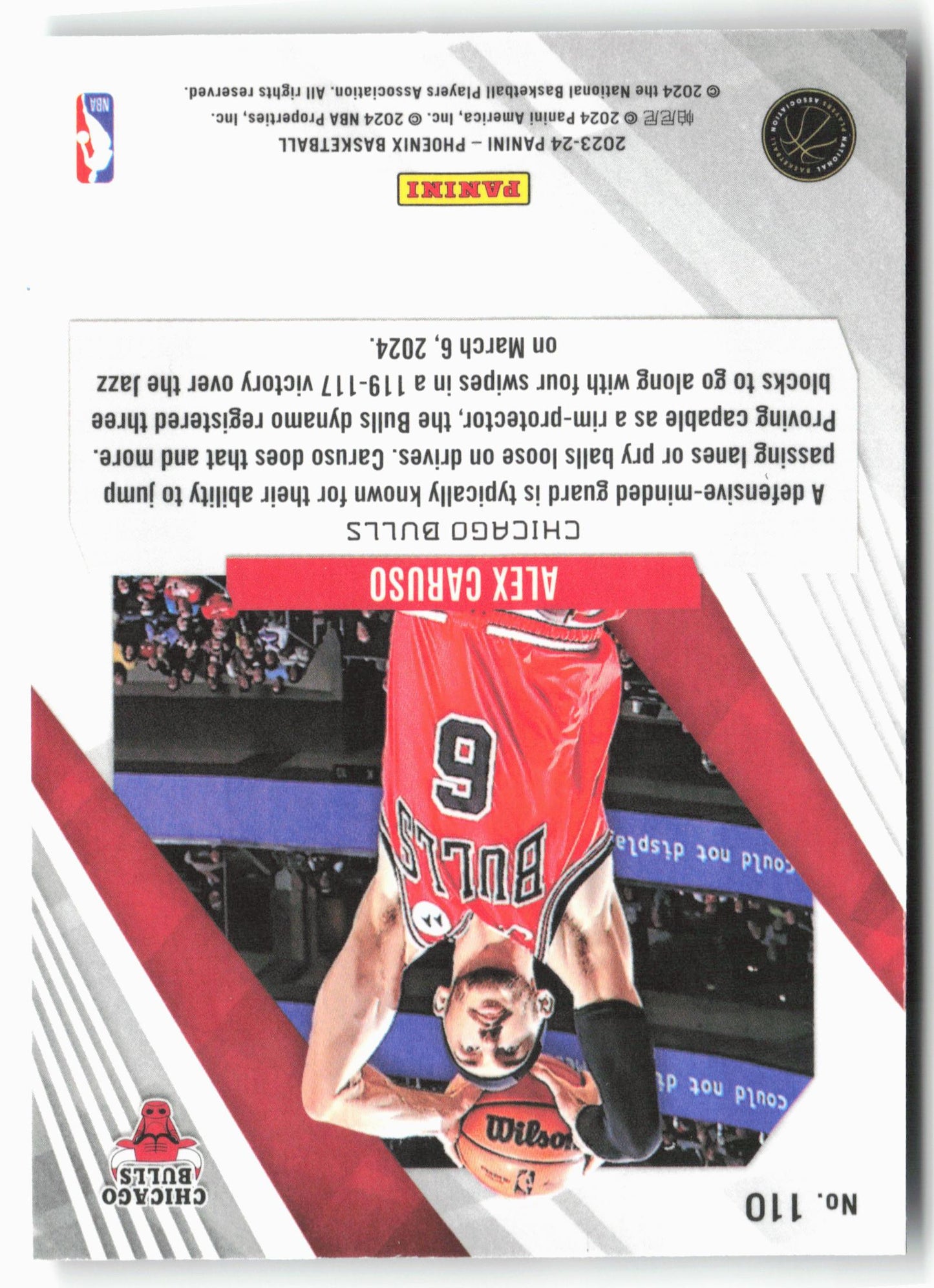 2023-24 Panini Phoenix #110 Alex Caruso Phoenix Teal Lazer