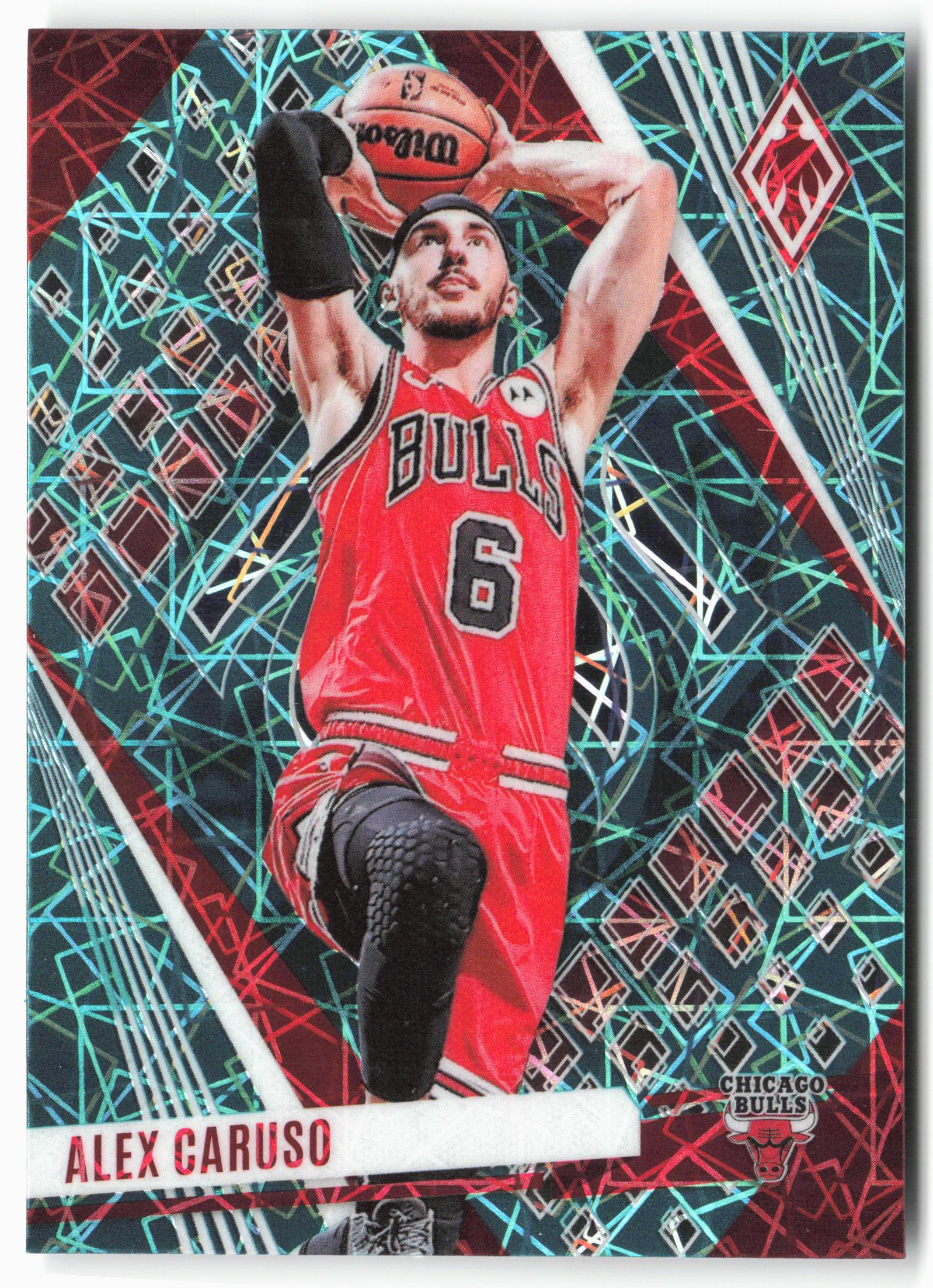 2023-24 Panini Phoenix #110 Alex Caruso Phoenix Teal Lazer