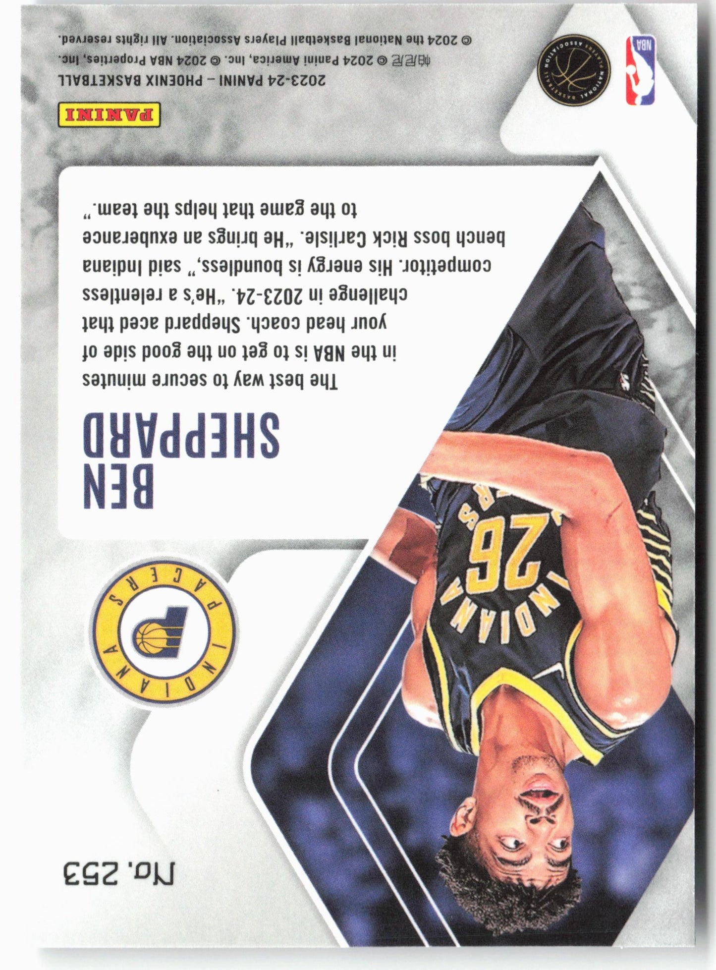 2023-24 Panini Phoenix #253 Ben Sheppard