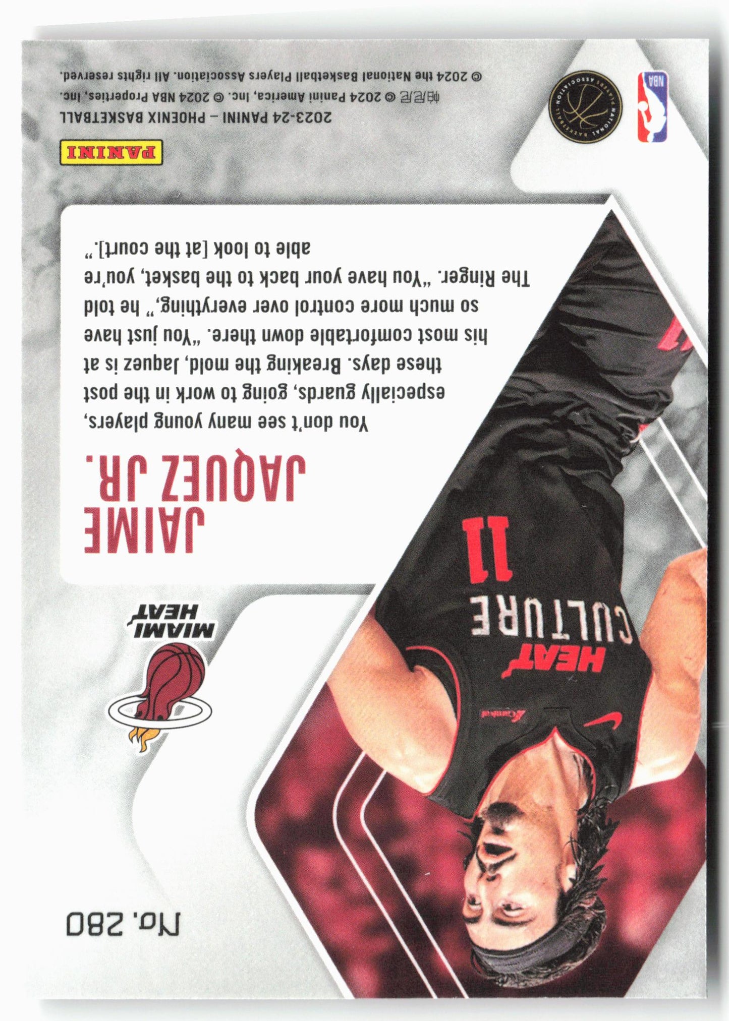 2023-24 Panini Phoenix #280 Jaime Jaquez Jr.