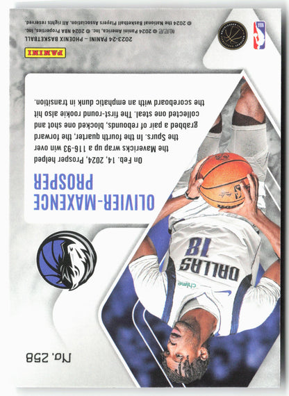 2023-24 Panini Phoenix #258 Olivier-Maxence Prosper
