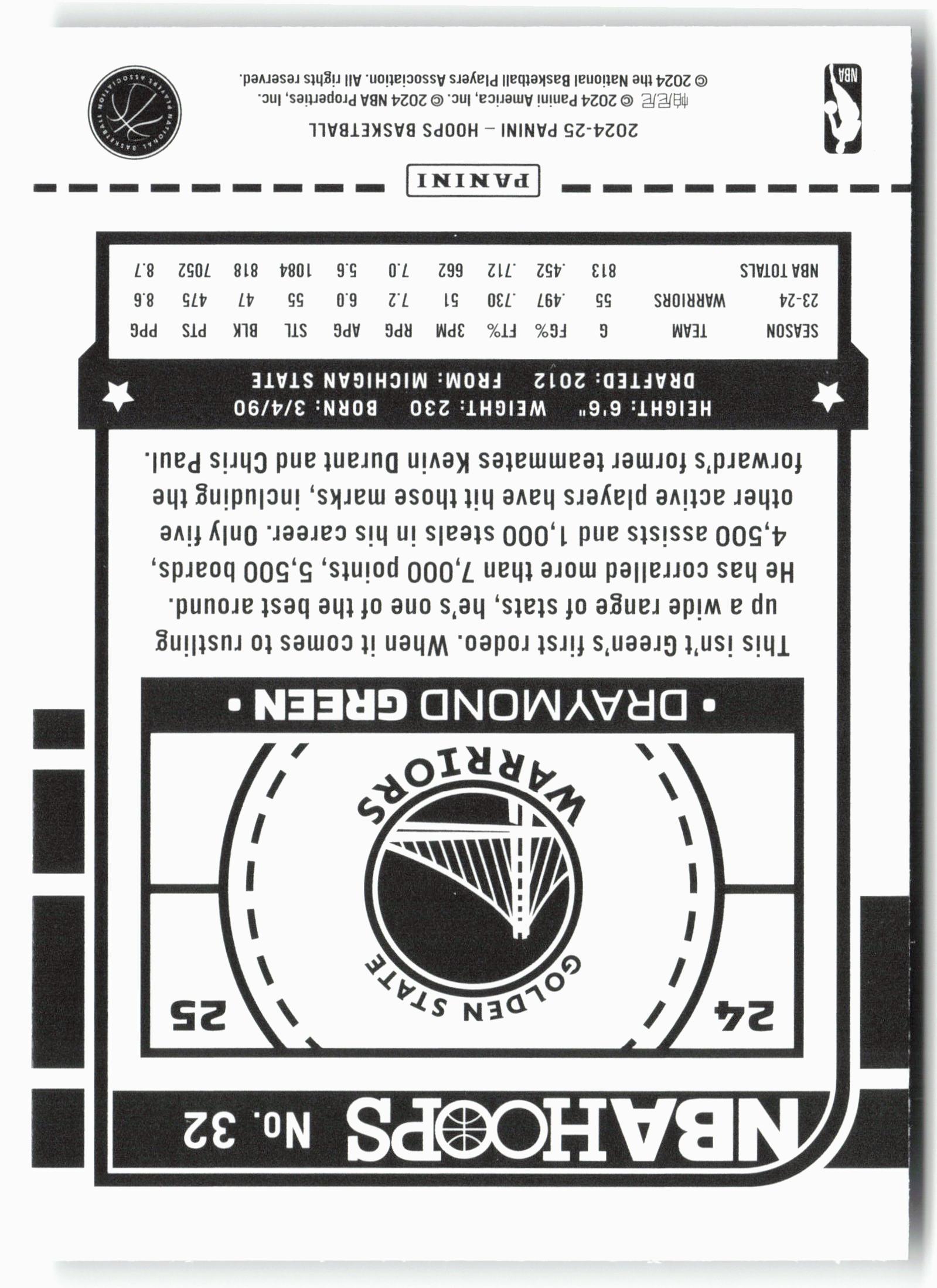 2024-25 Hoops #32 Draymond Green