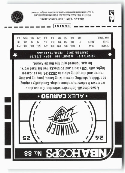 2024-25 Hoops #88 Alex Caruso